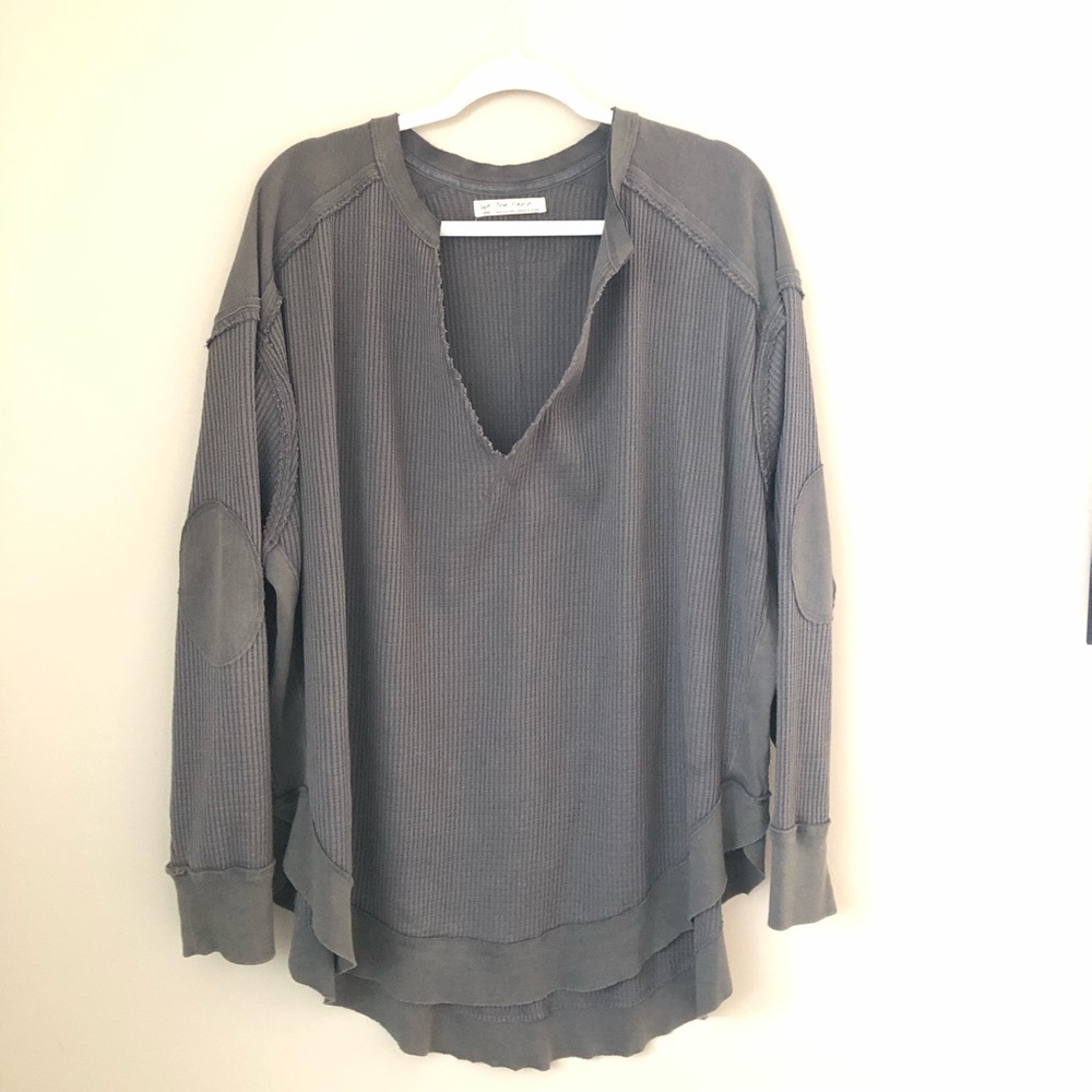 Free People We The Free Waffle Top